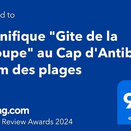 Magnifique "Gite De La Garoupe" Au Cap D'Antibes A 300M Des Plages Zewnętrze zdjęcie