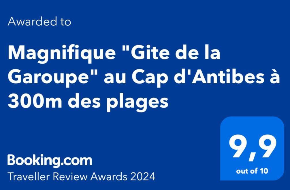 Magnifique "Gite De La Garoupe" Au Cap D'Antibes A 300M Des Plages Zewnętrze zdjęcie